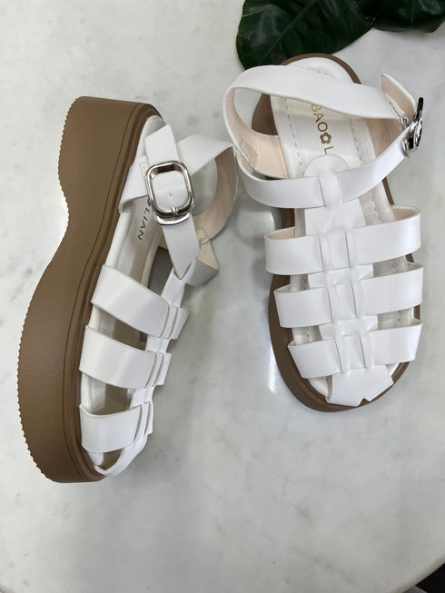 Trendy Woven Platform Roman Fisherman Sandal